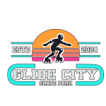 Glide city logo white